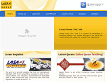 Tablet Screenshot of lasanigroup.com